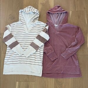 Maurice’s Striped and Solid Hooded Sweatshirts
